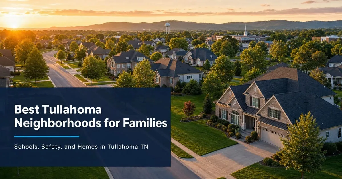Best Tullahoma Neighborhoods for Families: Schools, Safety, and Homes