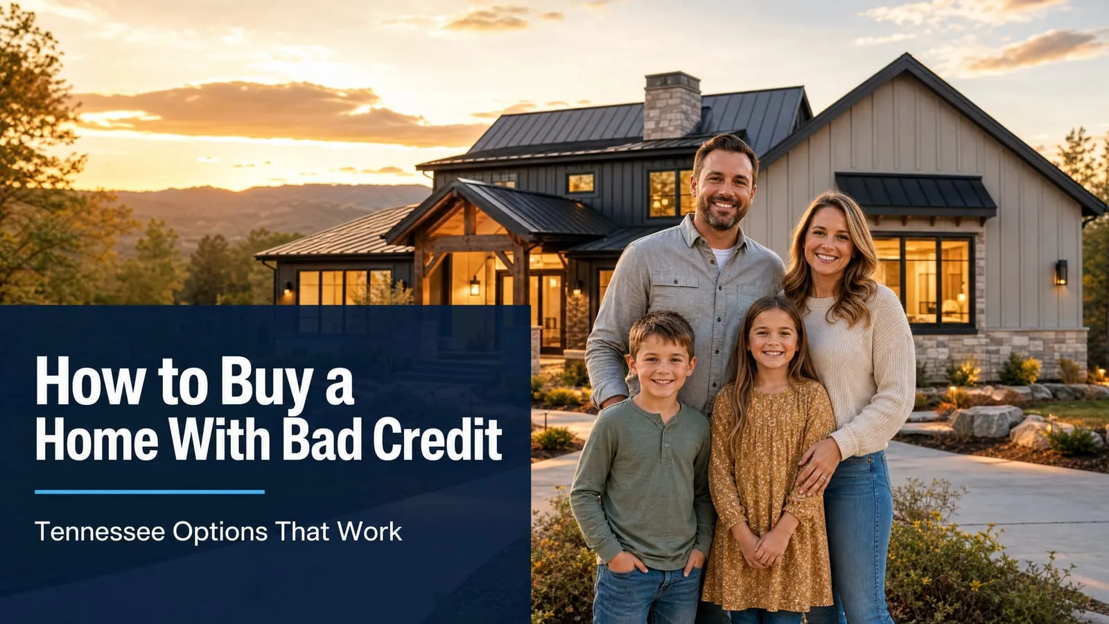 How to Buy a Home With Bad Credit in Tennessee: Options That Work