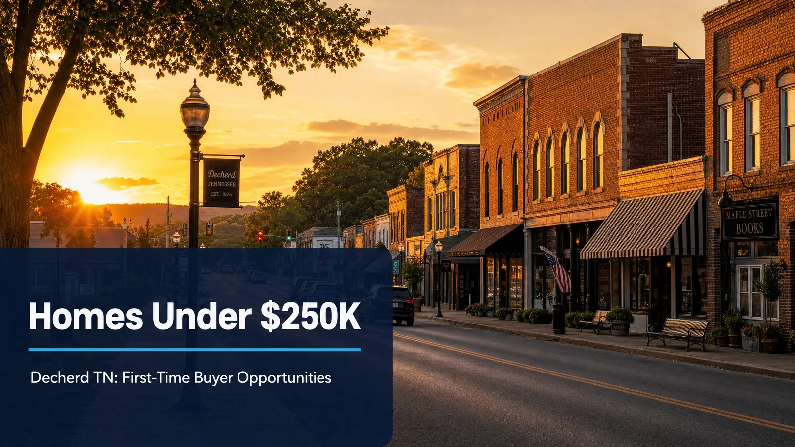Homes Under $250K in Decherd TN: First-Time Buyer Opportunities