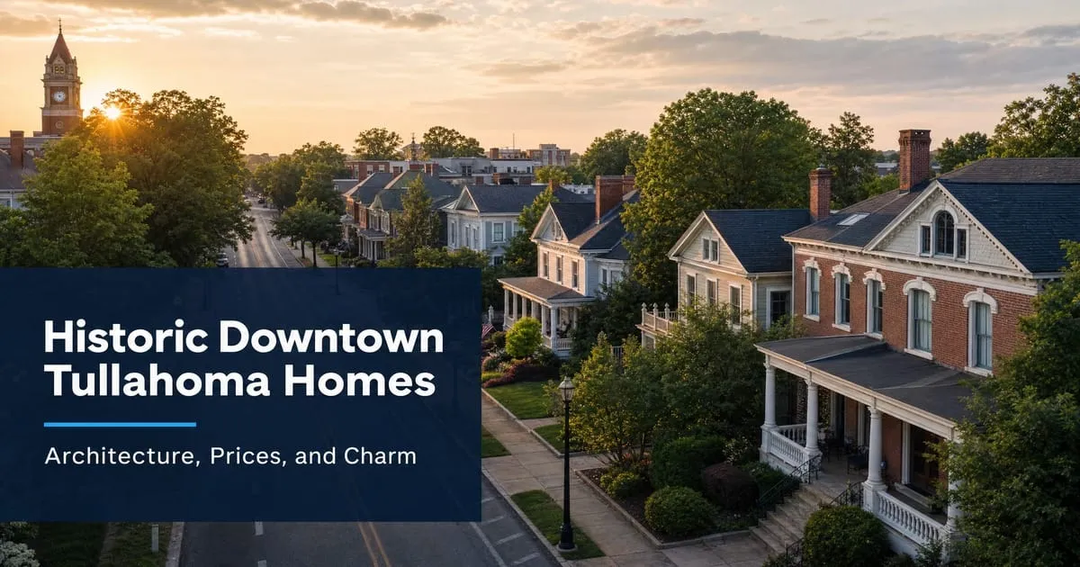 Historic Downtown Tullahoma Homes: Architecture, Prices, and Charm