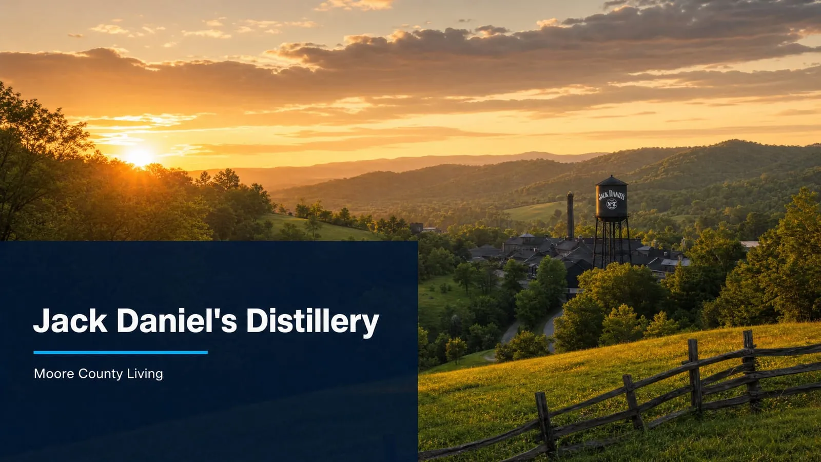 Jack Daniel's Distillery and Living in Moore County TN