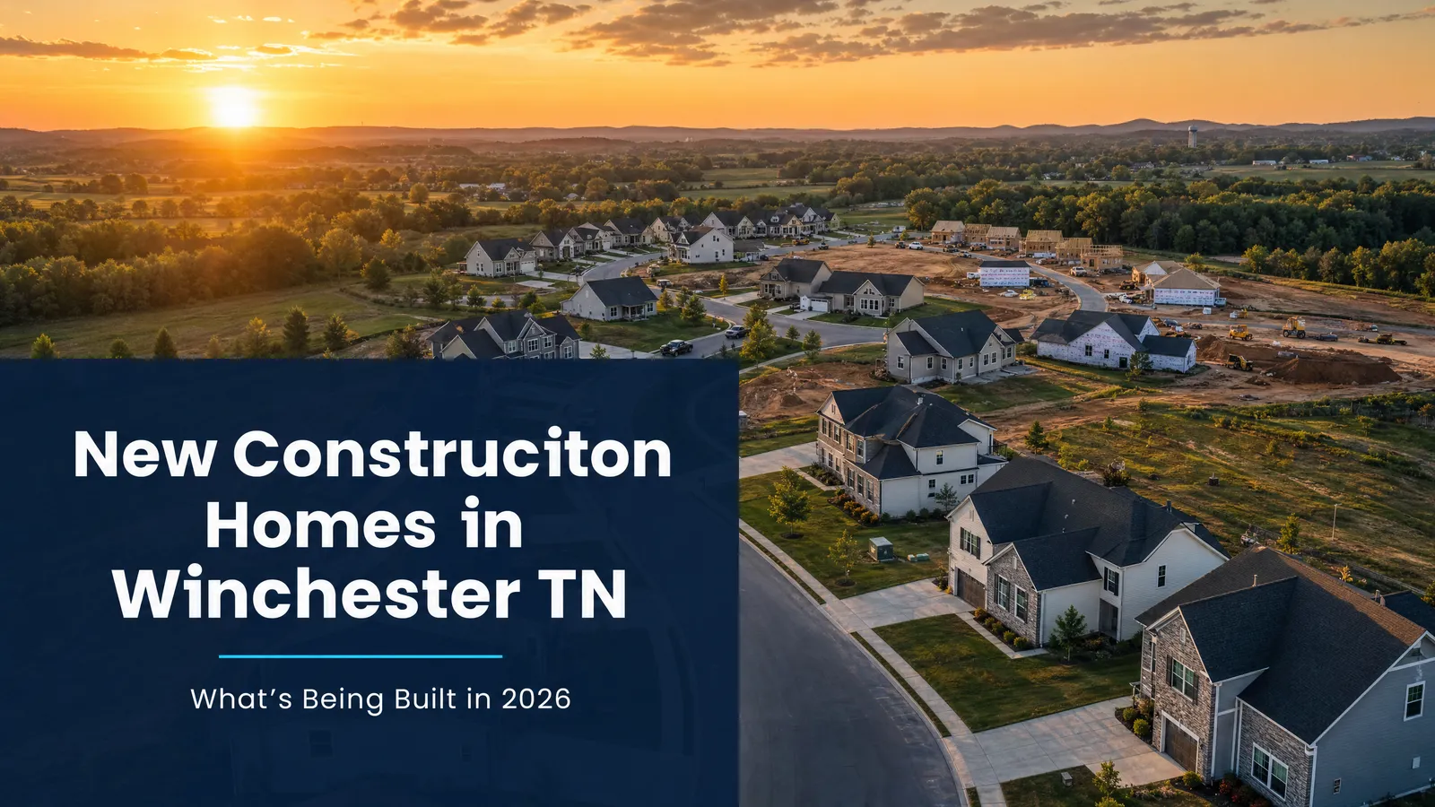 New Construction Homes in Winchester TN: What's Being Built in 2026