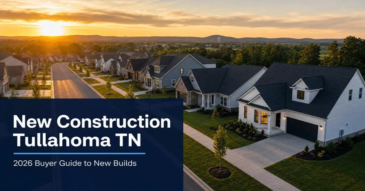 New Construction Neighborhoods in Tullahoma TN: 2026 Buyer Guide