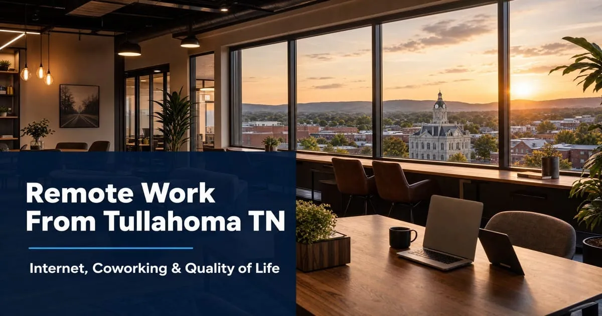 Remote Work From Tullahoma: Internet, Coworking, and Quality of Life