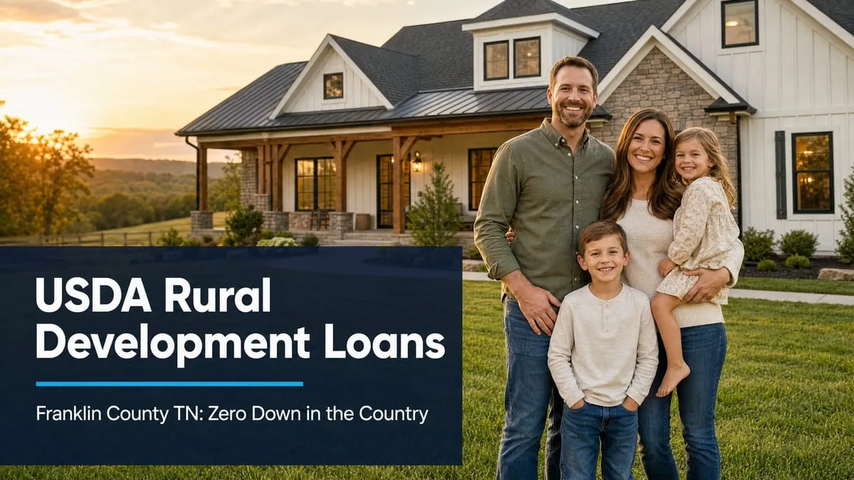 USDA Rural Development Loans in Franklin County TN: Zero Down in the Country