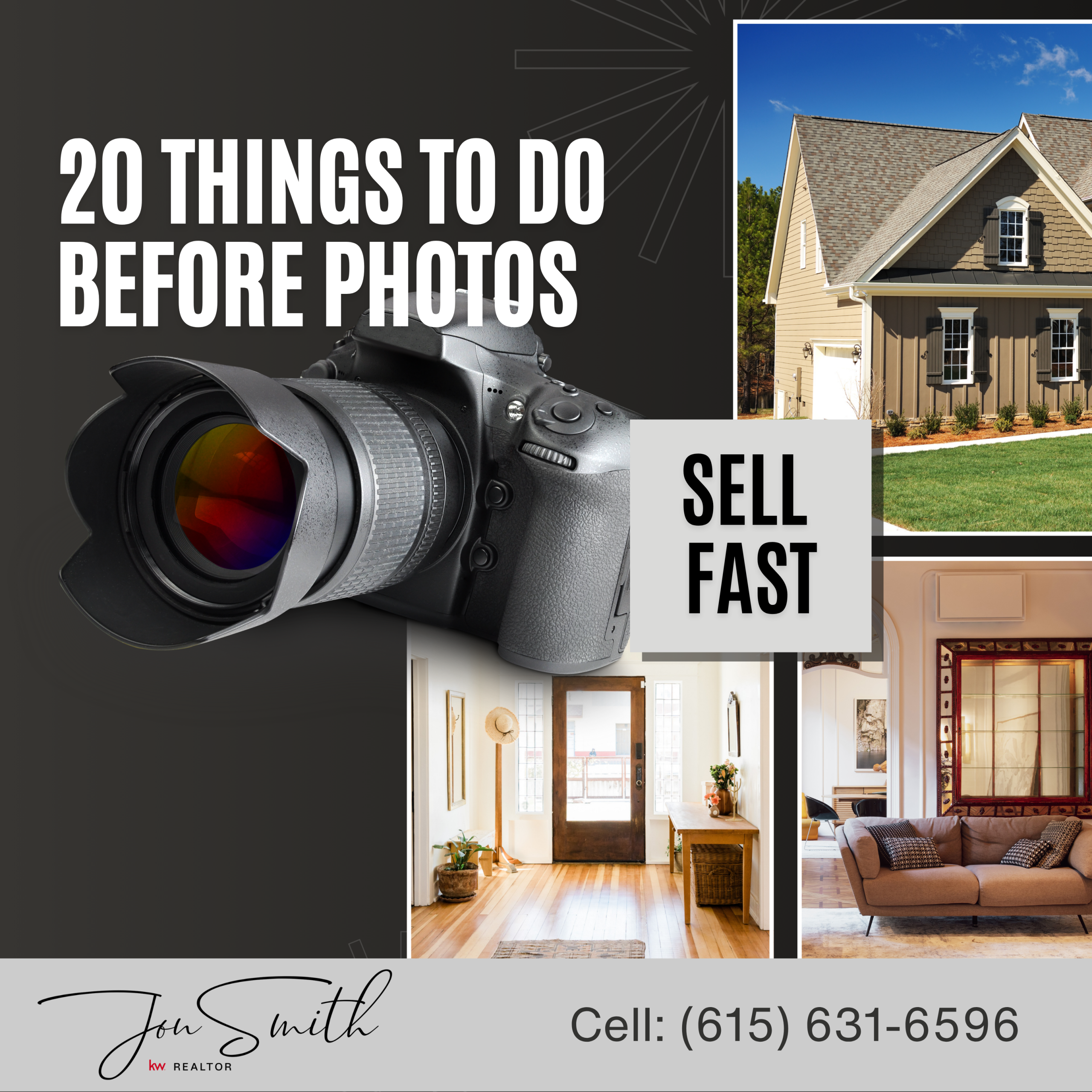 20 Things to Do Before Photos (Middle Tennessee Home Seller Checklist)